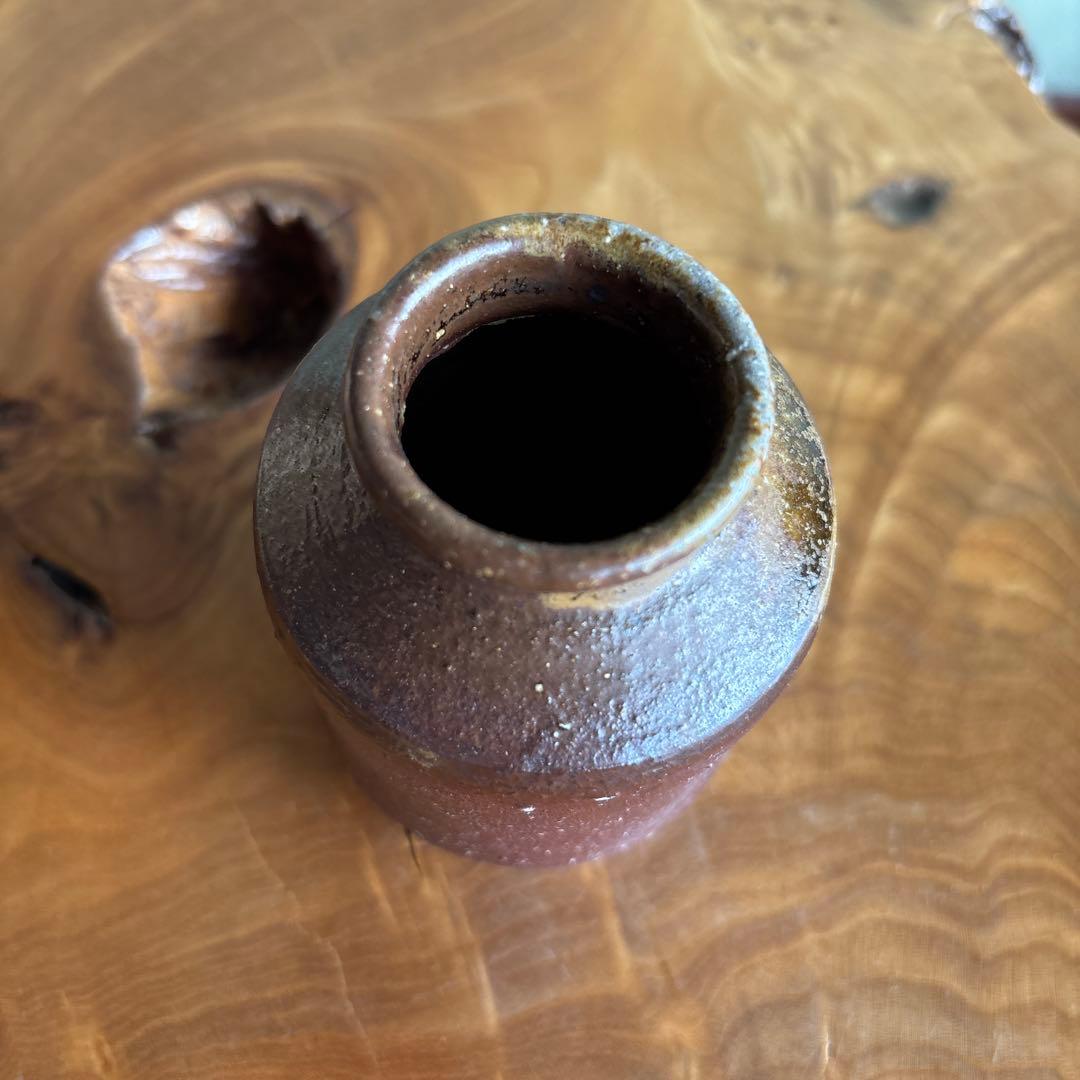 Ogi Oseki Yohen Chaire | Fukuyama Kiln Ash-Glazed Tea Caddy | Signed Tomobako