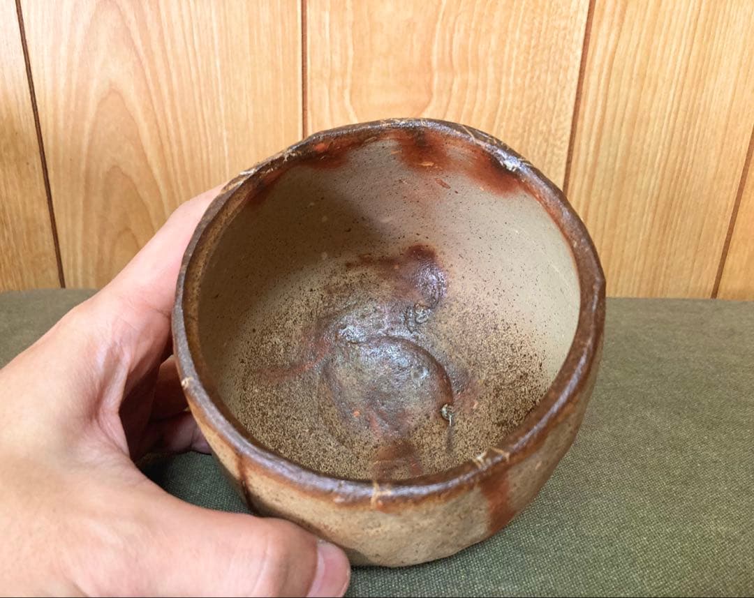 Bizen Hi-Dasuki Tea Bowl by Suehiro Manabu — Wood-Fired Chawan
