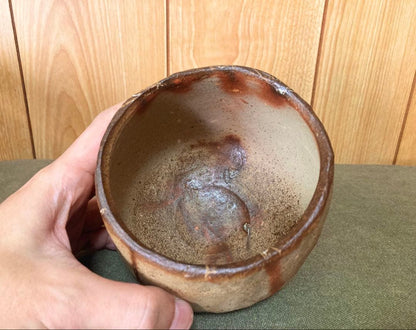 Bizen Hi-Dasuki Tea Bowl by Suehiro Manabu — Wood-Fired Chawan