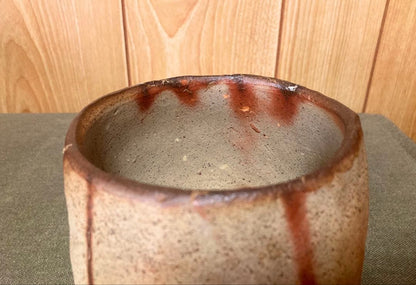 Bizen Hi-Dasuki Tea Bowl by Suehiro Manabu — Wood-Fired Chawan