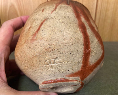Bizen Hi-Dasuki Tea Bowl by Suehiro Manabu — Wood-Fired Chawan
