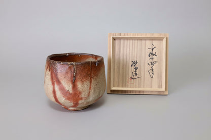 Bizen Hi-Dasuki Tea Bowl by Suehiro Manabu — Wood-Fired Chawan