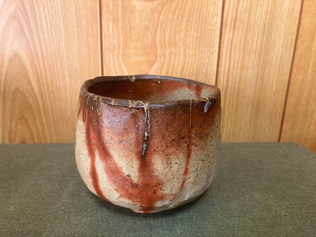 Bizen Hi-Dasuki Tea Bowl by Suehiro Manabu — Wood-Fired Chawan