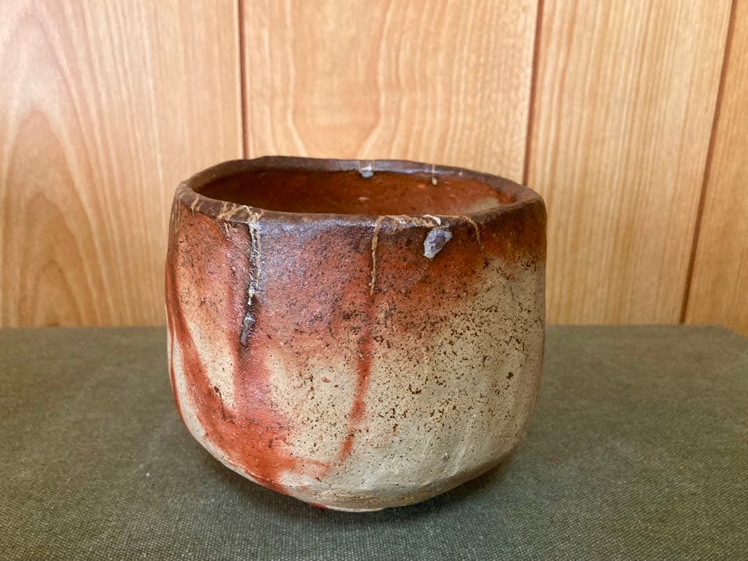 Bizen Hi-Dasuki Tea Bowl by Suehiro Manabu — Wood-Fired Chawan