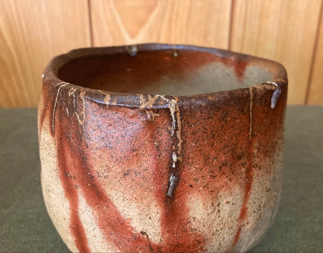 Bizen Hi-Dasuki Tea Bowl by Suehiro Manabu — Wood-Fired Chawan