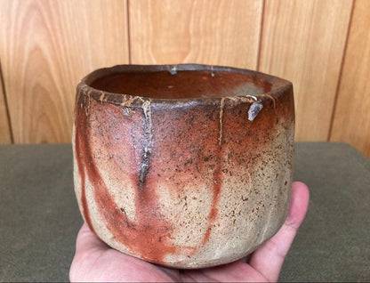 Bizen Hi-Dasuki Tea Bowl by Suehiro Manabu — Wood-Fired Chawan