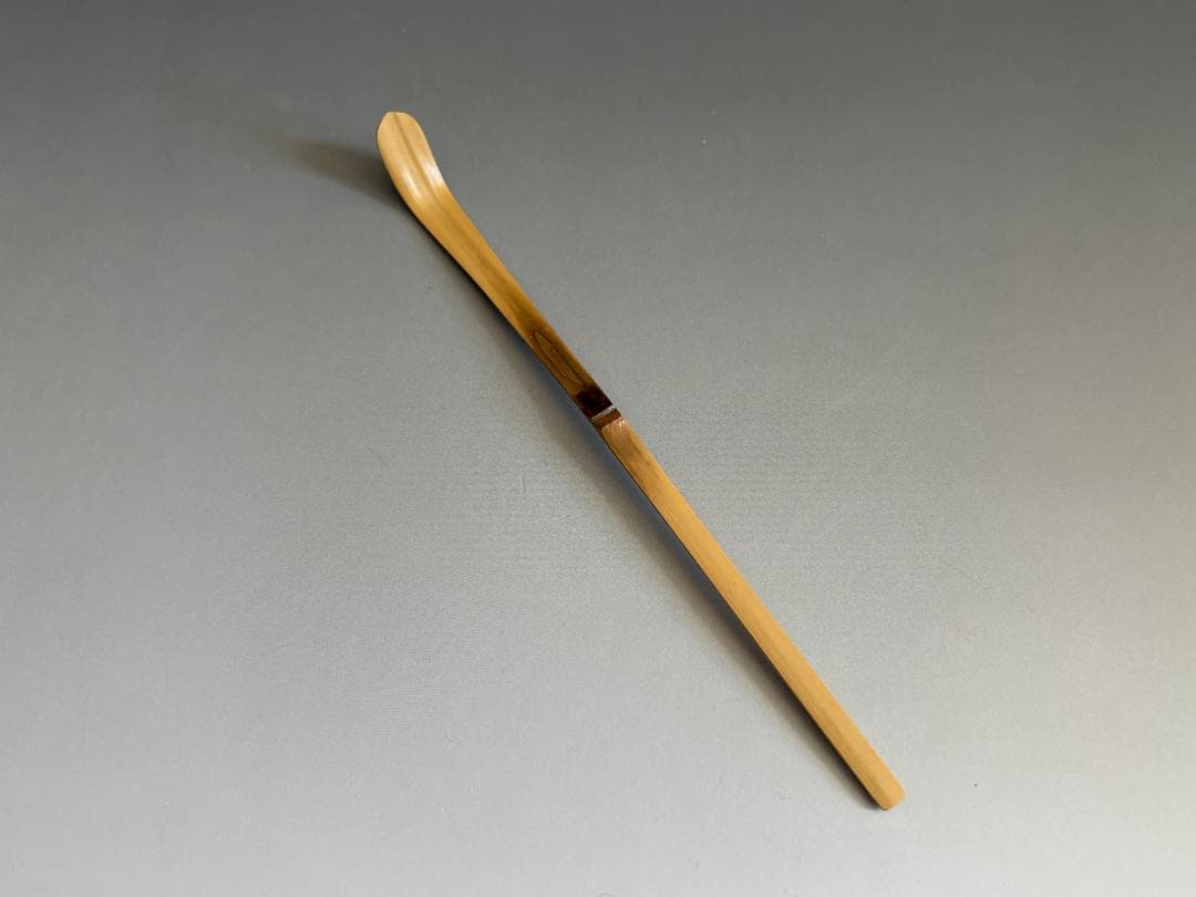 Zen Bamboo Tea Scoop by Horiuchi Sokan, Motto: Tokiwa (Eternal Green)