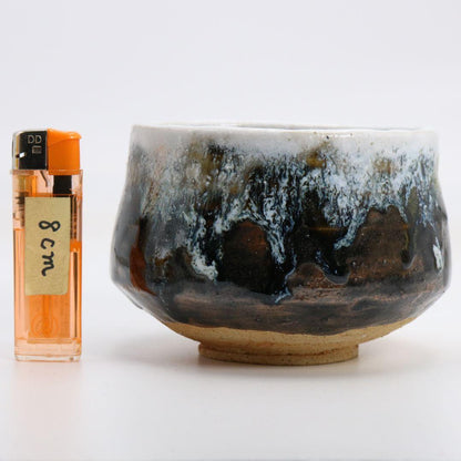 Chōsen-Karatsu Chawan 'Hana' by Katō Tōkurō, Inscribed by Hōunsai with Konnichian Seal