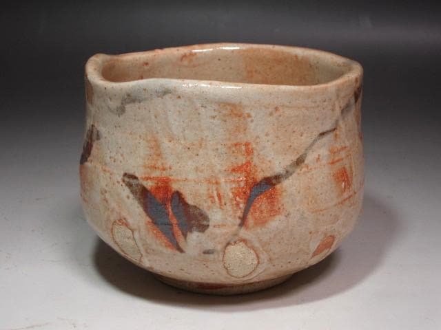 Kato Tokuro Shino Chawan "Matsu-yuki" Pine Snow — Signed Box, Museum Grade