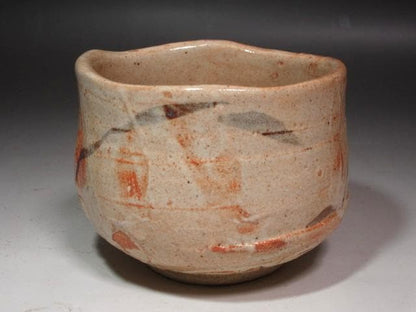 Kato Tokuro Shino Chawan "Matsu-yuki" Pine Snow — Signed Box, Museum Grade