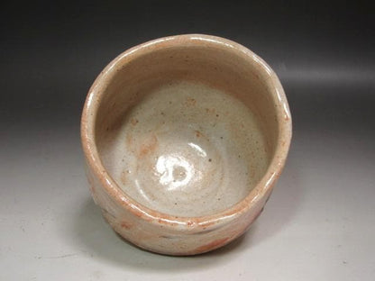 Kato Tokuro Shino Chawan "Matsu-yuki" Pine Snow — Signed Box, Museum Grade