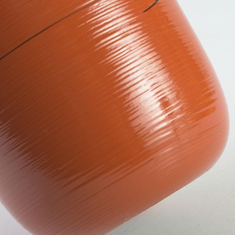Plum Moon Ume-tsuki Maki-e O-Natsume Shu-Hakeme Lacquer Tea Caddy by Dojo Sohiro