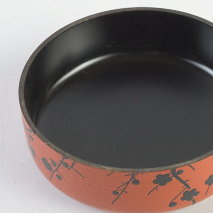 Plum Moon Ume-tsuki Maki-e O-Natsume Shu-Hakeme Lacquer Tea Caddy by Dojo Sohiro