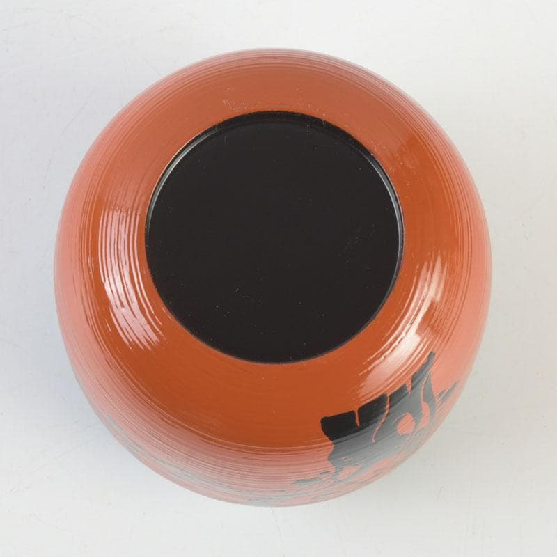 Plum Moon Ume-tsuki Maki-e O-Natsume Shu-Hakeme Lacquer Tea Caddy by Dojo Sohiro