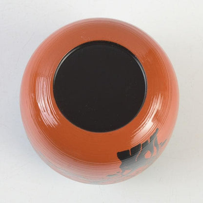 Plum Moon Ume-tsuki Maki-e O-Natsume Shu-Hakeme Lacquer Tea Caddy by Dojo Sohiro