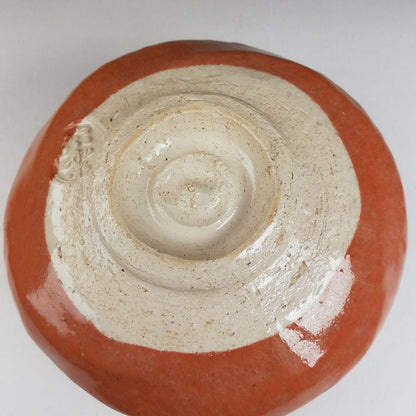 Aka-Raku Red Tea Bowl by Souraku - Daitoku-ji Priest Certified Chawan with Signed Box