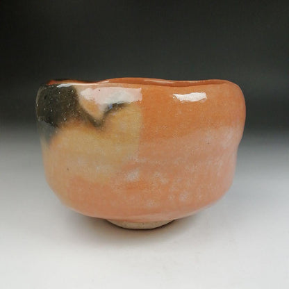 Aka-Raku Red Tea Bowl by Souraku - Daitoku-ji Priest Certified Chawan with Signed Box