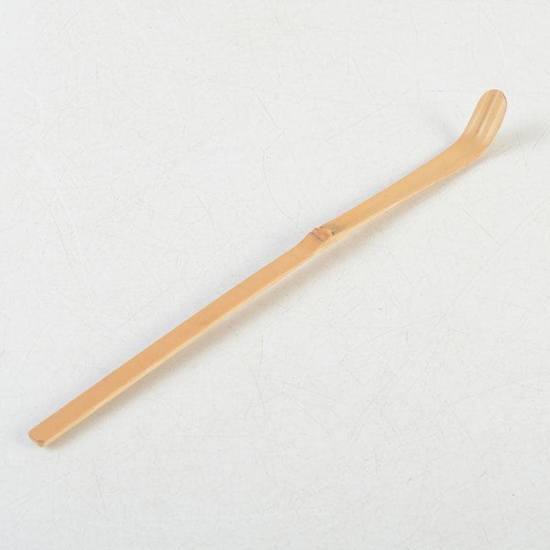 Zen Bamboo Tea Scoop Signed by Kotoin Daitokuji Monk Matsunaga Gozan — Meibutsu Chashaku Sensin with Original Tube and Box