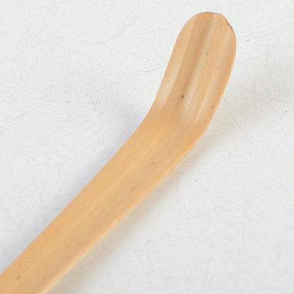 Zen Bamboo Tea Scoop Signed by Kotoin Daitokuji Monk Matsunaga Gozan — Meibutsu Chashaku Sensin with Original Tube and Box