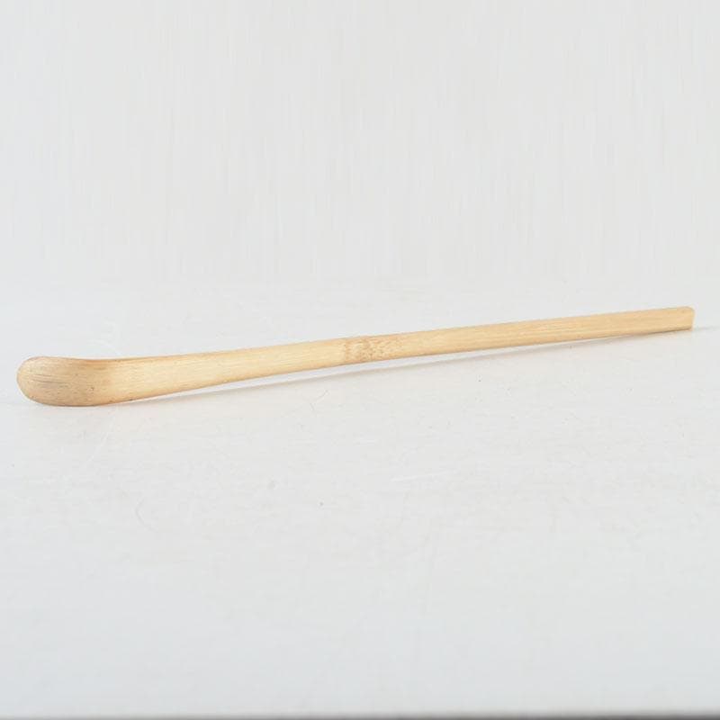 Zen Bamboo Tea Scoop Signed by Kotoin Daitokuji Monk Matsunaga Gozan — Meibutsu Chashaku Sensin with Original Tube and Box