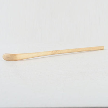 Zen Bamboo Tea Scoop Signed by Kotoin Daitokuji Monk Matsunaga Gozan — Meibutsu Chashaku Sensin with Original Tube and Box