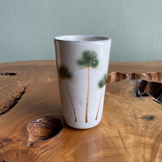 14th Gen. Nakazato Taroemon Sansai Karatsu Cup Three-Color Glaze