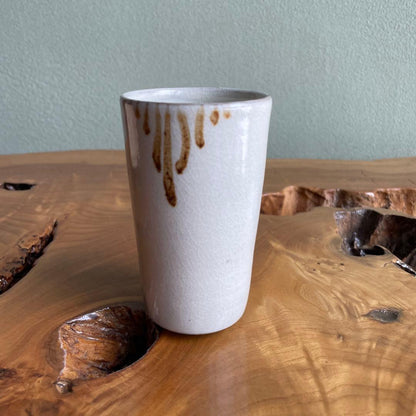 14th Gen. Nakazato Taroemon Sansai Karatsu Cup Three-Color Glaze