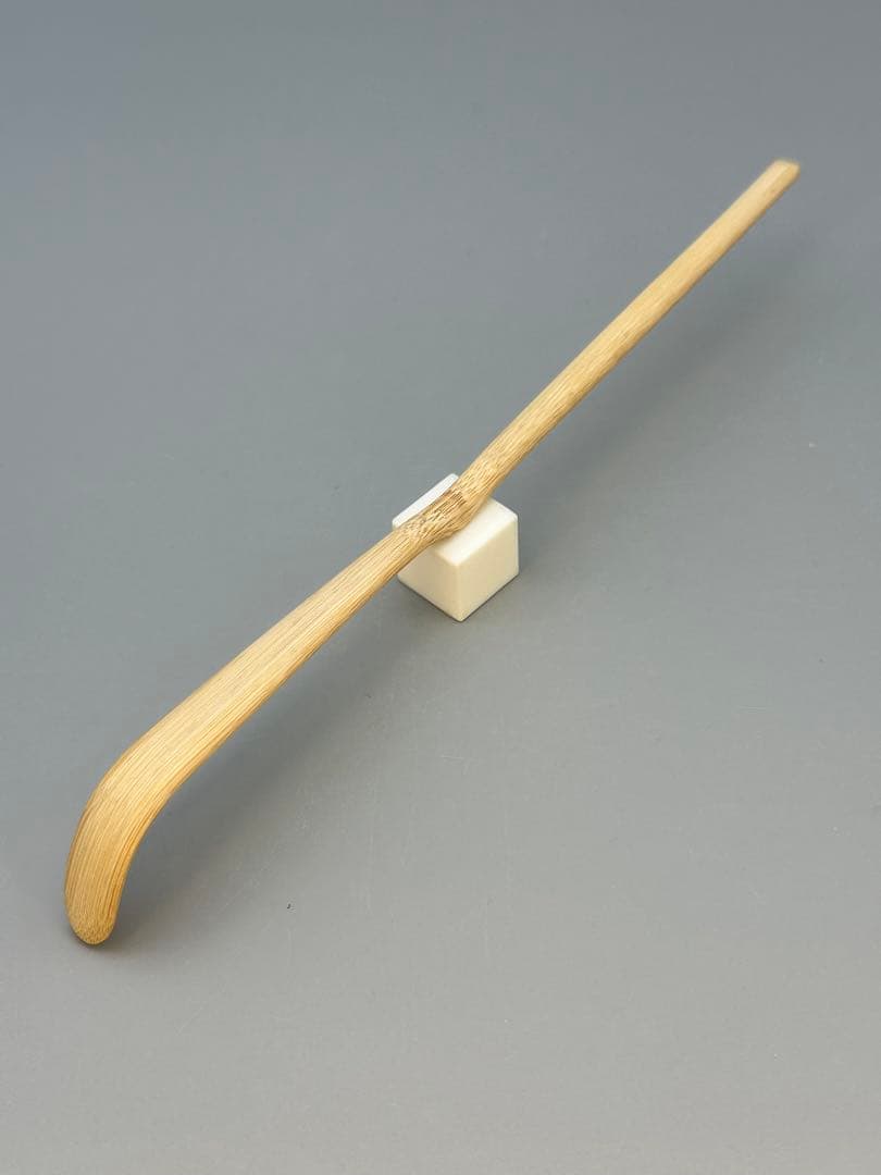 Zen Bamboo Tea Scoop by Sekio, Motto: Kissa-ko (Drink some Tea)