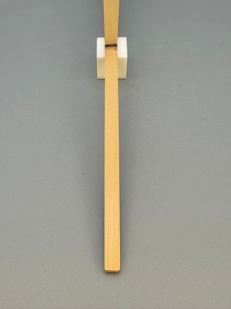 Zen Bamboo Tea Scoop by Sekio, Motto: Kissa-ko (Drink some Tea)