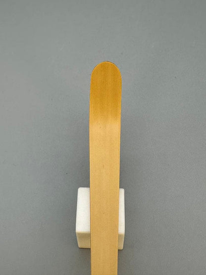 Zen Bamboo Tea Scoop by Sekio, Motto: Kissa-ko (Drink some Tea)