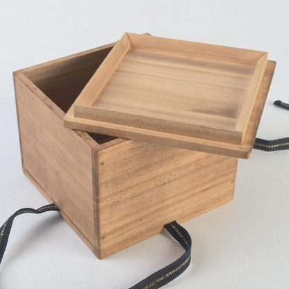 Iro-e Fan Motif Matcha Bowl by Wada Tozan, Kotoura Kiln — Signed Wooden Box