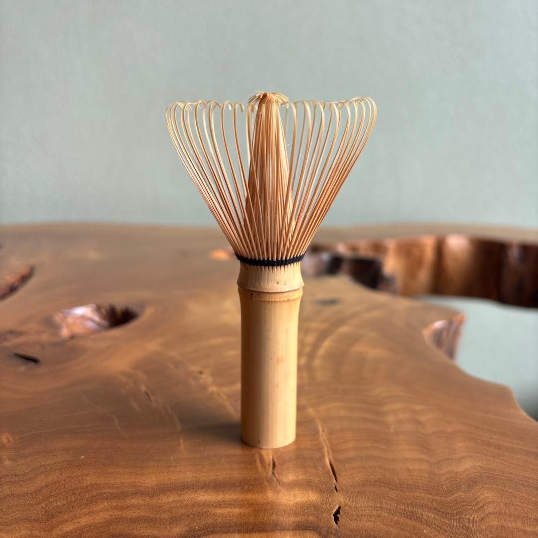 Kubo Ryosai Tenmoku Chasen Bamboo Tea Whisk Signed Tomobako