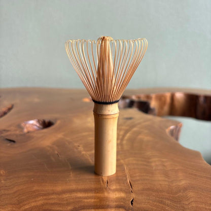 Kubo Ryosai Tenmoku Chasen Bamboo Tea Whisk Signed Tomobako