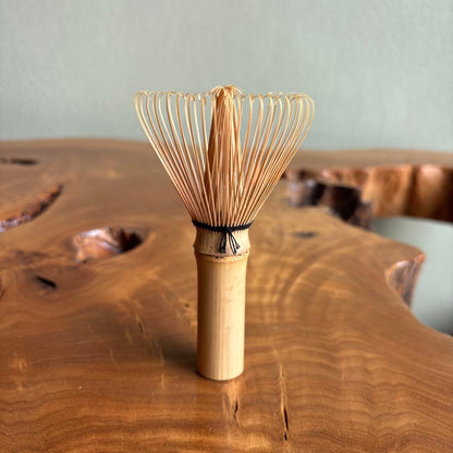 Kubo Ryosai Tenmoku Chasen Bamboo Tea Whisk Signed Tomobako