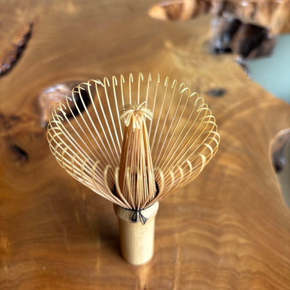 Kubo Ryosai Tenmoku Chasen Bamboo Tea Whisk Signed Tomobako