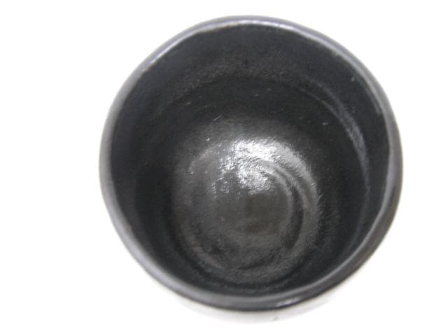 Black Raku Tea Bowl by Shoraku - Kuro-Raku Matcha Chawan Unused with Signed Box