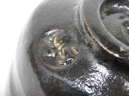 Black Raku Tea Bowl by Shoraku - Kuro-Raku Matcha Chawan Unused with Signed Box