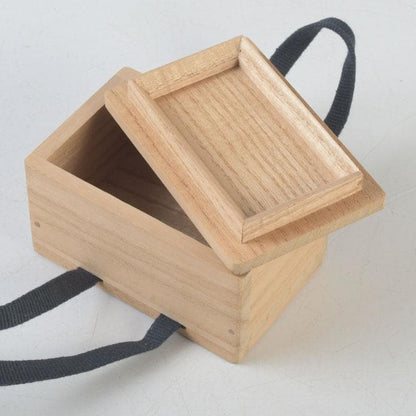 Azuchi Kizan Kaga Kanshitsu Kuri Kogo — Chestnut Incense Box, Dry Lacquer, Tomobako