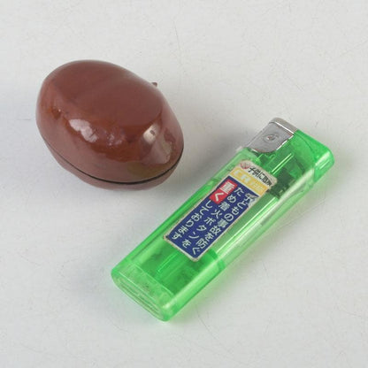 Azuchi Kizan Kaga Kanshitsu Kuri Kogo — Chestnut Incense Box, Dry Lacquer, Tomobako