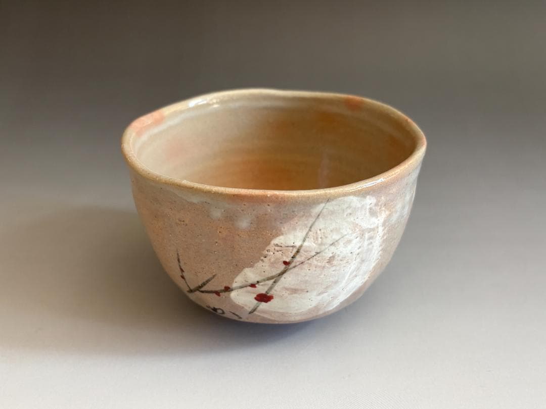 Eiraku Zengoro XVI Sokuzen | Kenzan-Style Plum Moon Chawan | Kenchu-sai Inscription | Omotesenke Tea Ceremony