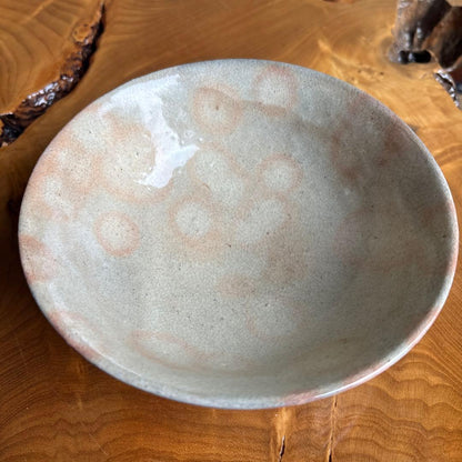 Hagi Ware Hirachawan by Miwa Toshiyuki - Yokujo Kiln Gohonte Summer Tea Bowl