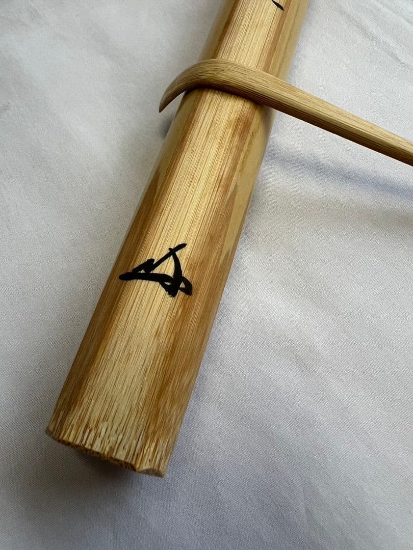 Chashaku Tea Scoop 'Tancho' (Red-Crowned Crane) by Hasegawa Kanshu — Daitoku-ji Sangen-in
