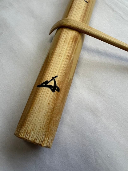 Chashaku Tea Scoop 'Tancho' (Red-Crowned Crane) by Hasegawa Kanshu — Daitoku-ji Sangen-in