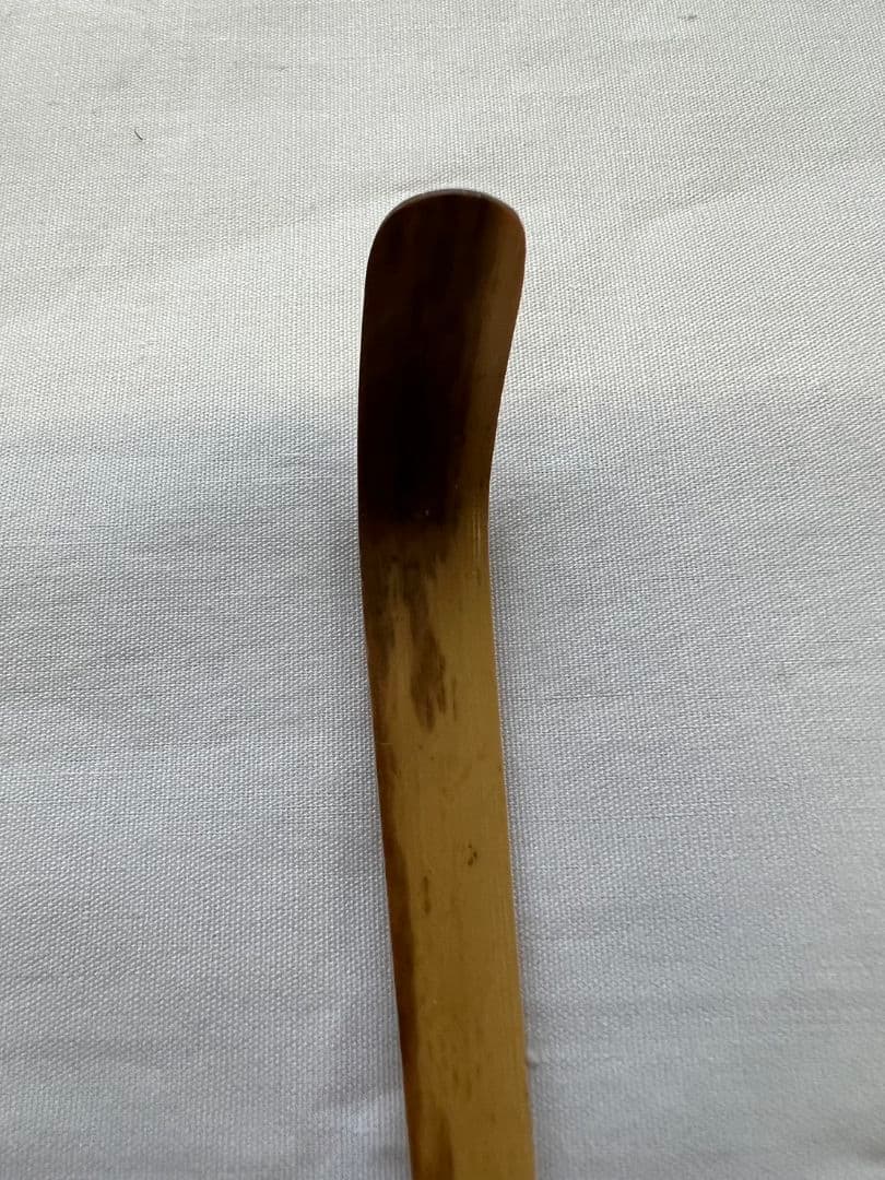 Chashaku Tea Scoop 'Tancho' (Red-Crowned Crane) by Hasegawa Kanshu — Daitoku-ji Sangen-in