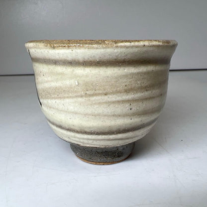 Hakeme Guinomi Sake Cup by Living National Treasure Shimaoka Tatsuzo Signed Box