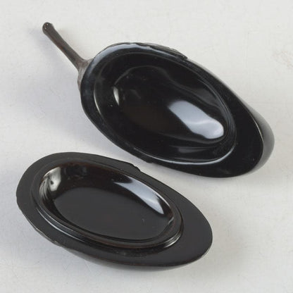 Kawagishi Mitsumasa — Kanshitsu Eggplant Kogo, Wajima-nuri, Tomobako