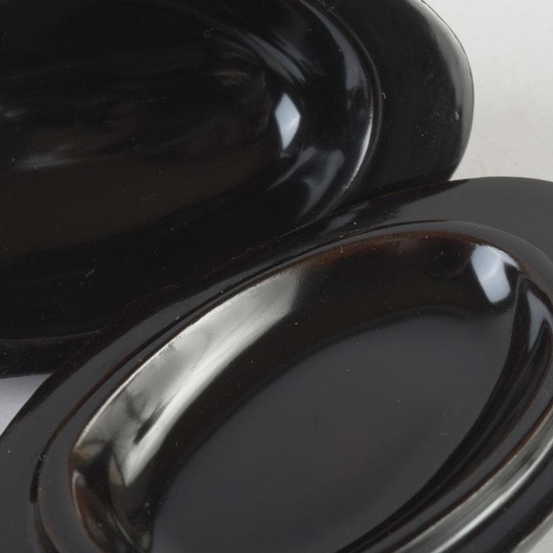 Kawagishi Mitsumasa — Kanshitsu Eggplant Kogo, Wajima-nuri, Tomobako