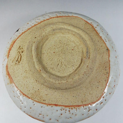 Shino Ware Tea Bowl by Shusen - Matcha Chawan with Daitokuji Temple Inscription Box