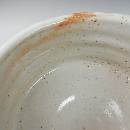 Shino Ware Tea Bowl by Shusen - Matcha Chawan with Daitokuji Temple Inscription Box