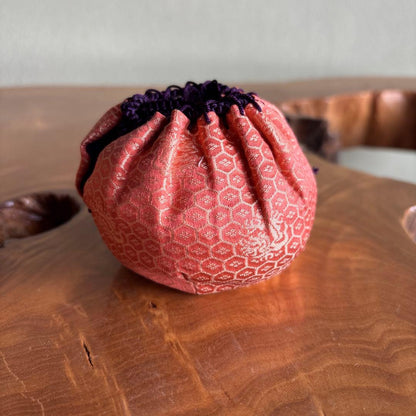 Tamba Uchiumi Chaire with Shifuku — Natural Ash Glaze Tea Caddy